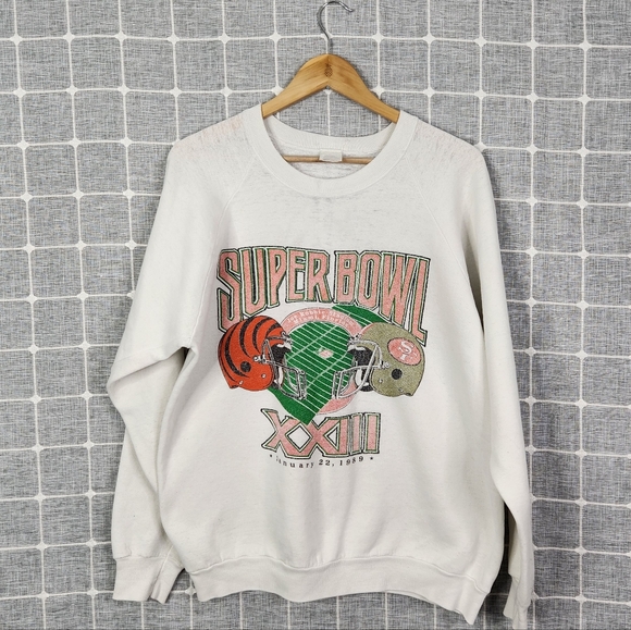 Fruit of the Loom Other - Vintage Super Bowl XXIII White Sweatshirt
